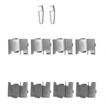 PAGID K0366 Accessory Kit, disc brake pads